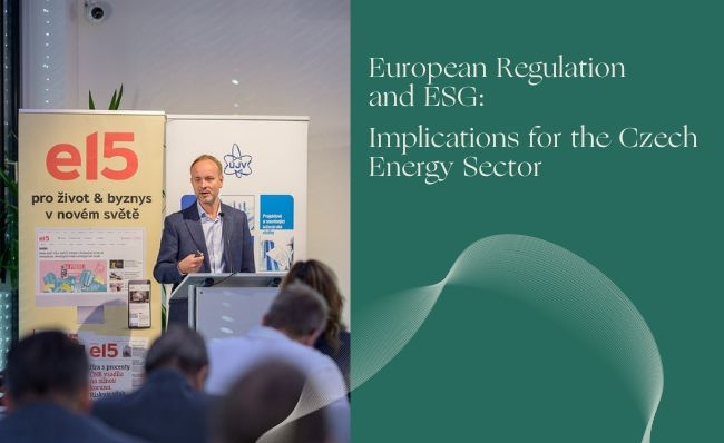 How not to kill your business with ESG? Ladislav Tyll spoke at the European Regulation and ESG conference