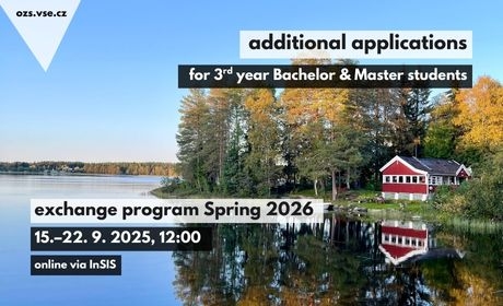 Additional Selection Procedure for Exchange Programme Abroad in Spring Semester 2026