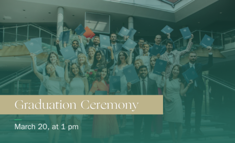Graduation Ceremony / March 20, 2026, 1 pm /